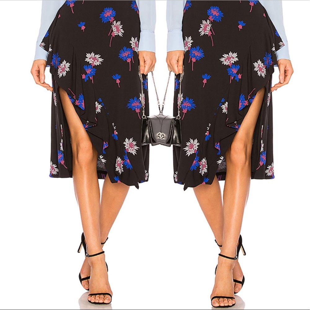 Tanya Taylor Grayson Floral Skirt